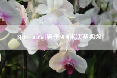 顺德男子5000米决赛视频