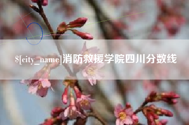 顺德消防救援学院四川分数线