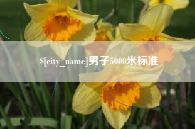 顺德男子5000米标准