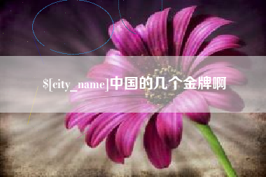 顺德中国的几个金牌啊