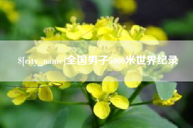 顺德全国男子5000米世界纪录