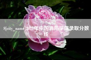 顺德2021年中国消防学院录取分数线
