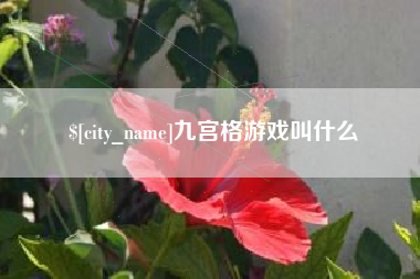 顺德九宫格游戏叫什么