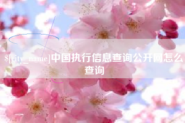 顺德中国执行信息查询公开网怎么查询