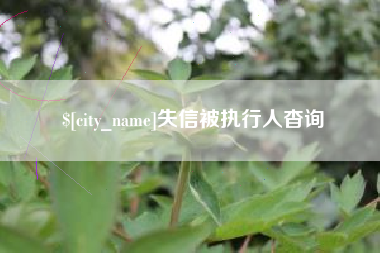 顺德失信被执行人杳询