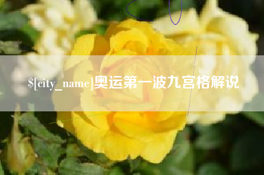 顺德奥运第一波九宫格解说