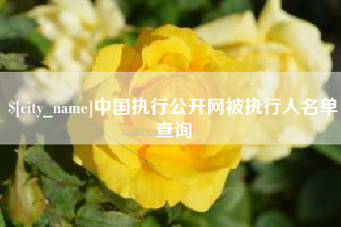 顺德中国执行公开网被执行人名单查询