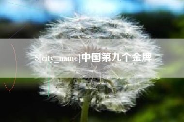 顺德中国第九个金牌