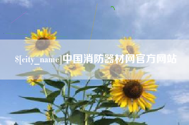 顺德中国消防器材网官方网站