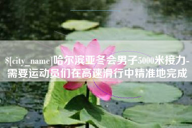 顺德哈尔滨亚冬会男子5000米接力-需要运动员们在高速滑行中精准地完成
