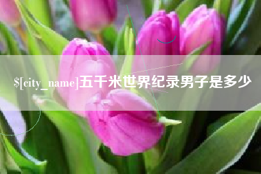 顺德五千米世界纪录男子是多少