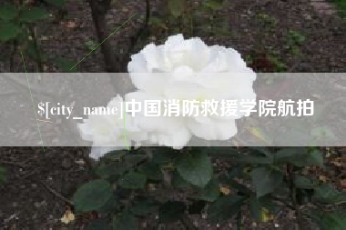 顺德中国消防救援学院航拍