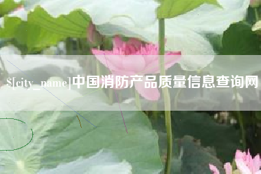 顺德中国消防产品质量信息查询网