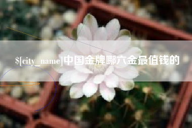 顺德中国金牌哪六金最值钱的