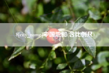 顺德中国地图(含比例尺)