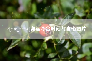 顺德奥运夺金时刻九宫格图片